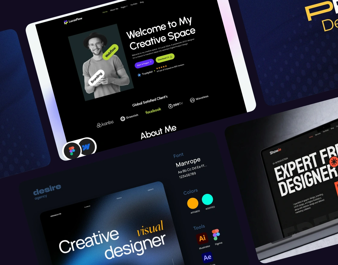 Graphic design and branding service visual representation